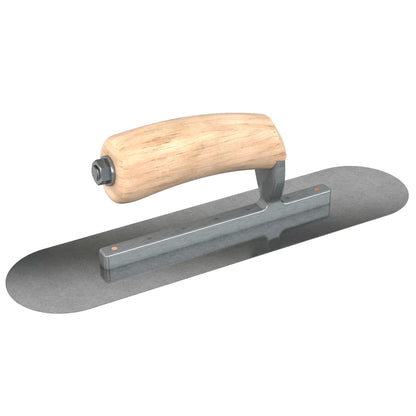 Pool Trowel - Carbon Steel - 12 in. x 3 in. - Wood (Bon 66-204)