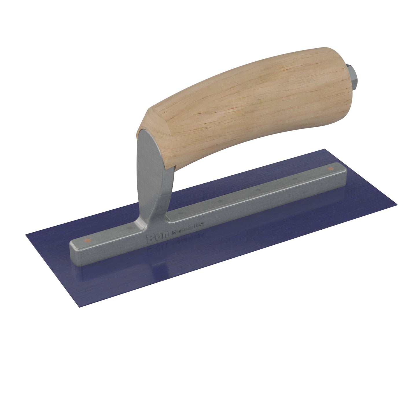 Midget Trowel - Blue Steel - 8-inch x 3-inch - Wood (Bon 66-245)