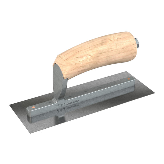 Midget Trowel - Carbon Steel - 8 in. x 3 in. - Wood (Bon 66-250)