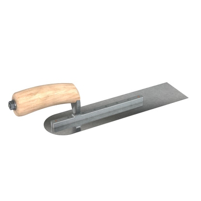 Pipe Trowel - Carbon Steel - 12 in. x 3 in. - Wood (Bon 66-257)