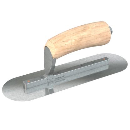 Pool Trowel - Razor Stainless - 10-inch x 3-inch - Wood (Bon 66-275)