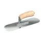 Pool Trowel - Razor Stainless Steel - 12-inch x 3.5-inch - Wood (Bon 66-276)