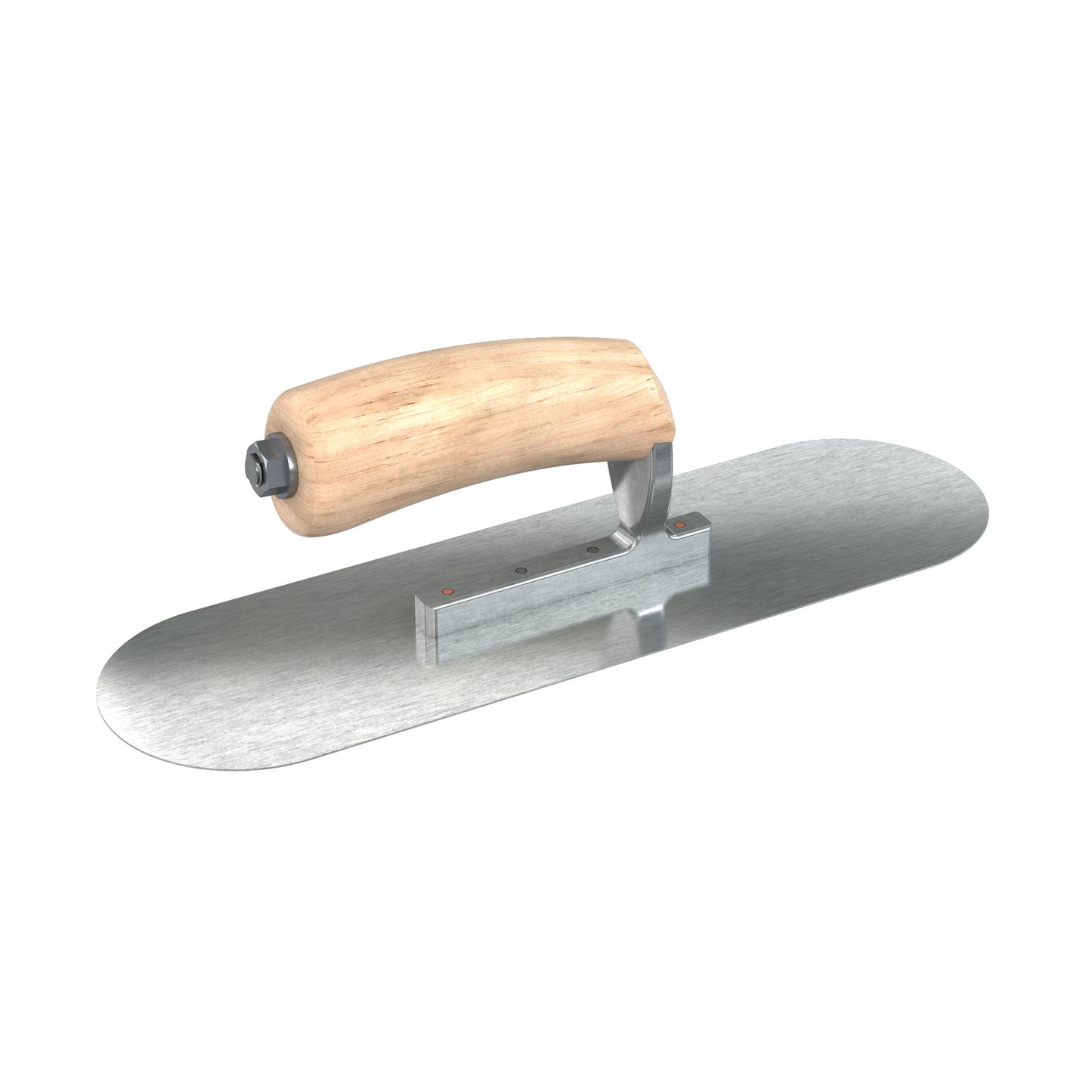 Pool Trowel - Razor Stainless Steel - 12-inch x 3.5-inch - Wood (Bon 66-276)