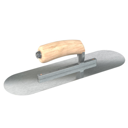 Pool Trowel - Razor Stainless - 14-inch x 4-inch - Wood (Bon 66-277)