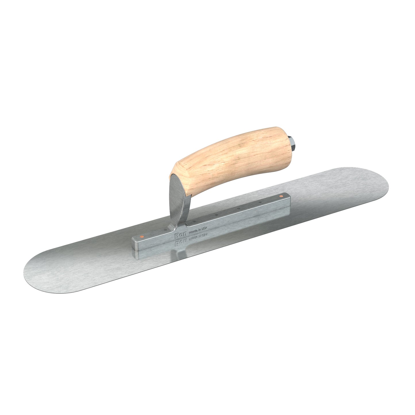 Pool Trowel - Razor Stainless - 16-inch x 3-inch - Wood Handle (Bon 66-278)