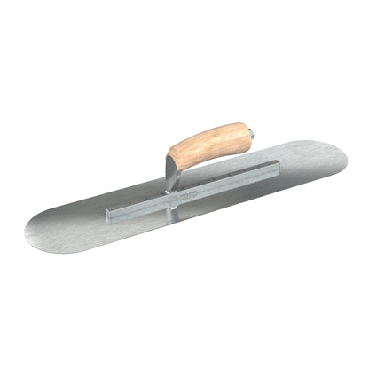 Pool Trowel - Razor Stainless Steel - 20-inch x 4.5-inch - Wood (Bon 66-283)