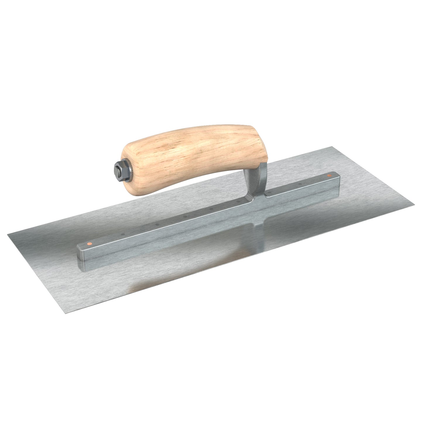 Finish Trowel - Square - Razor Stainless - 13-inch x 5-inch - Wood (Bon 66-308)