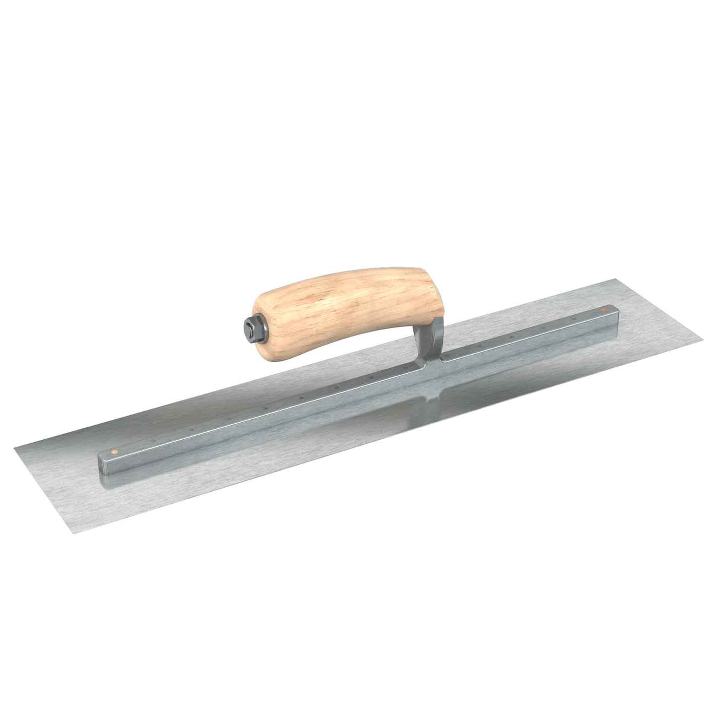 Finish Trowel - Square - Razor Stainless - 18-inch x 4-inch - Wood (Bon 66-313)