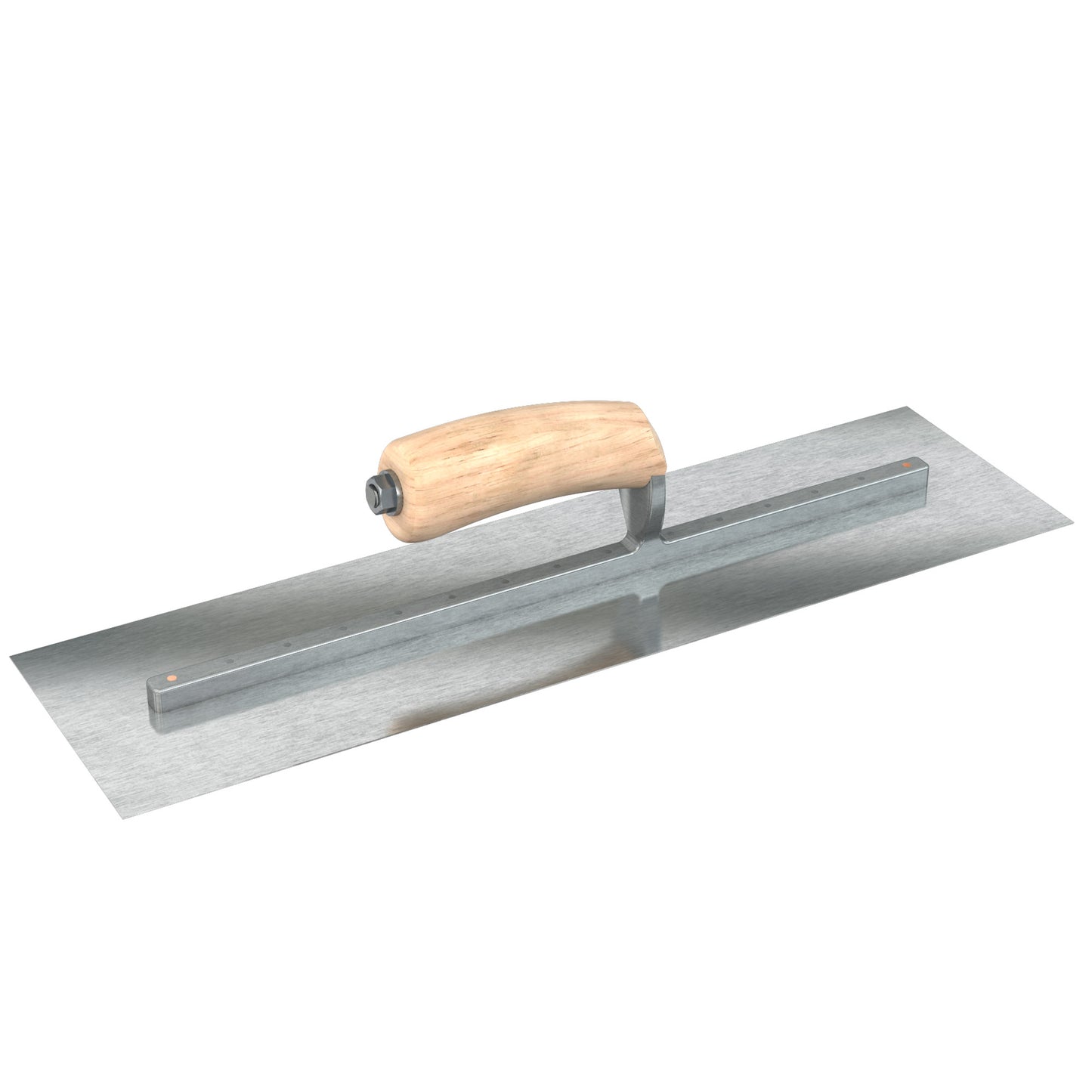 Finish Trowel - Square - Razor Stainless - 18-inch x 5-inch - Wood (Bon 66-315)