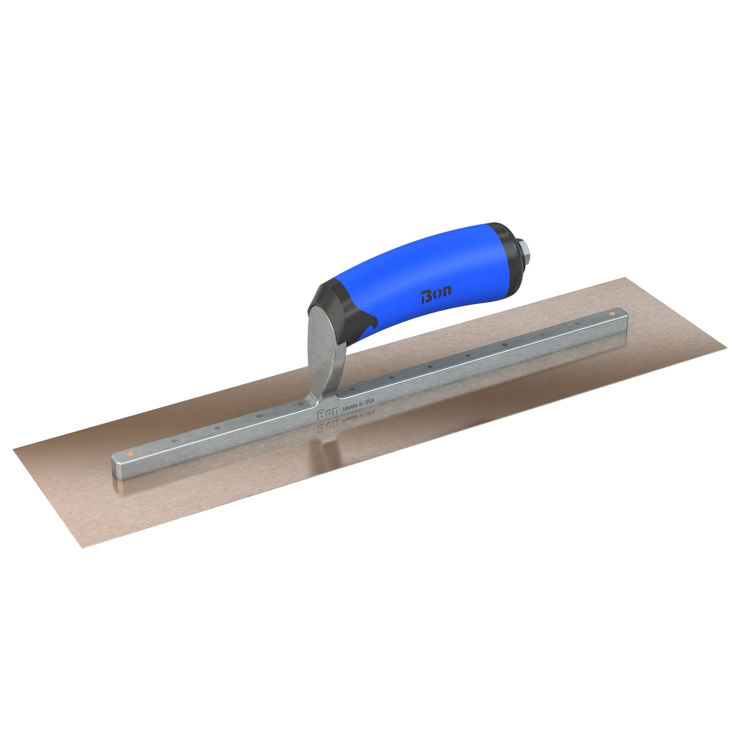 Finish Trowel - Square - Golden Stainless - 16-inch x 4-inch - Comfort Grip (Bon 67-128)