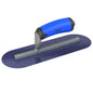 Finish Trowel - Round - Blue Steel - 12-inch x 4-inch - Comfort Grip (Bon 67-150)