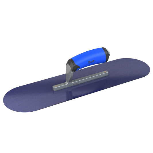 Pool Trowel - Blue Steel - 18-inch x 5-inch - Comfort Grip (Bon 67-168)