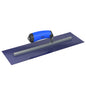 Bon Steel City Blue Steel Finishing Trowel with Comfort Wave Handle - Square End