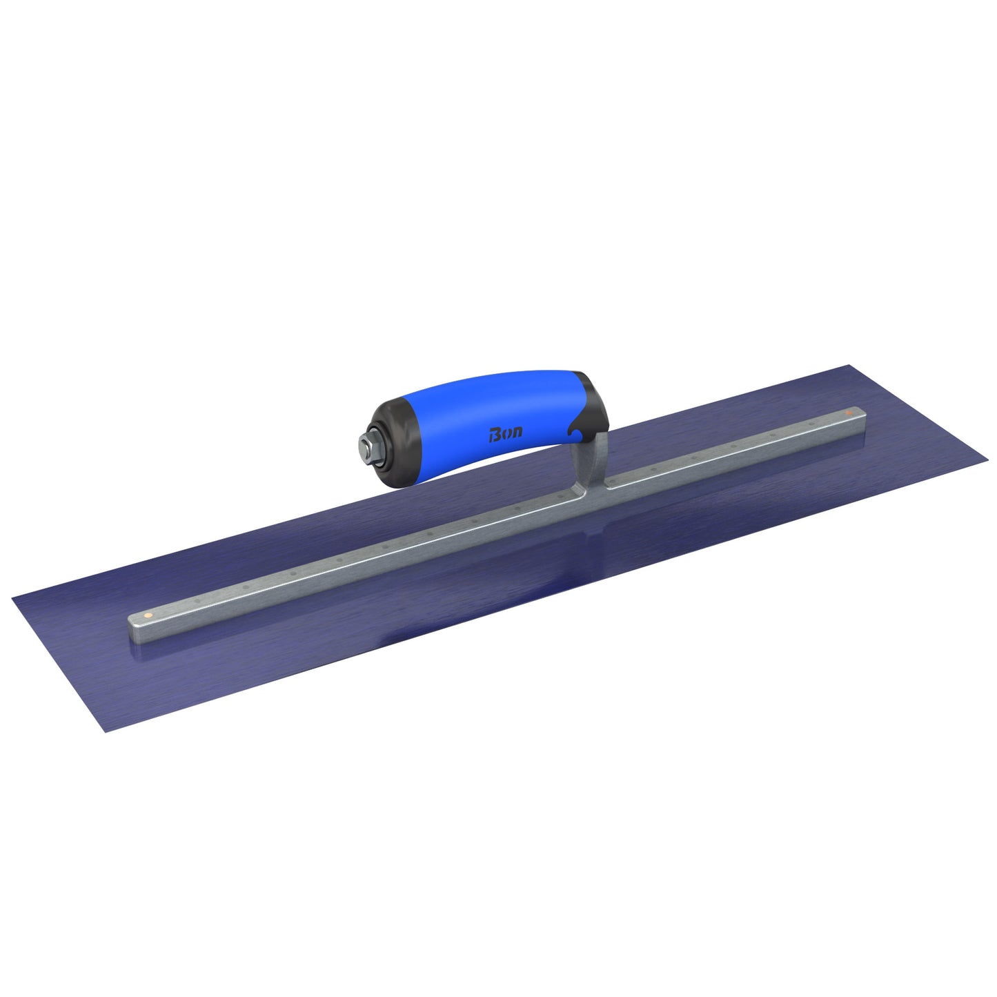 Bon Steel City Blue Steel Finishing Trowel with Comfort Wave Handle - Square End