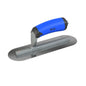 Bon Steel City Carbon Steel Finishing Trowel with Comfort Wave Handle - Round End