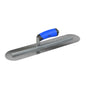 Bon Steel City Carbon Steel Finishing Trowel with Comfort Wave Handle - Round End