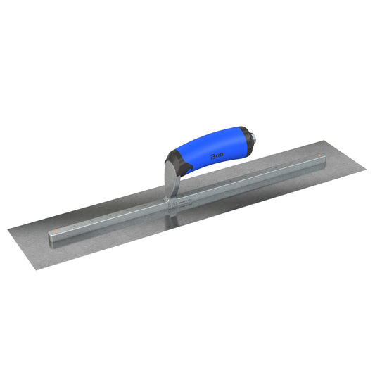 Finish Trowel - Square - Carbon Steel - 20 in. x 4 in. - Comfort Grip (Bon 67-243)