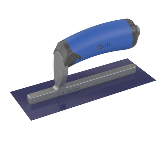 Midget Trowel - Blue Steel - 8-inch x 3-inch - Comfort Grip (Bon 67-245)