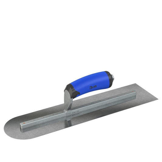 Finishing Trowel with Comfort Grip - Square/Round End - Carbon Steel