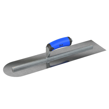 Finish Trowel - Square/Round End - Carbon Steel - 20 in. x 5 in. - Comfort Grip (Bon 67-264)