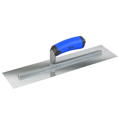 Finish Trowel - Square - Razor Stainless - 16-inch x 4-inch - Comfort Grip (Bon 67-312)