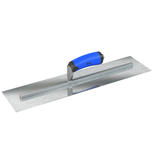 Finish Trowel - Square - Razor Stainless - 20-inch x 5-inch - Comfort Grip (Bon 67-316)