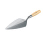 Brick Trowel - Carbon Steel - Narrow London - 10-inch - Wood Handle (Bon 72-232)