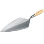 Brick Trowel - Carbon Steel - Narrow London - 13-inch - Wood Handle (Bon 72-292)