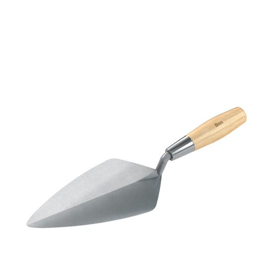 Brick Trowel - Forged - 10-inch - Narrow London - Wood Handle (Bon 72-532)