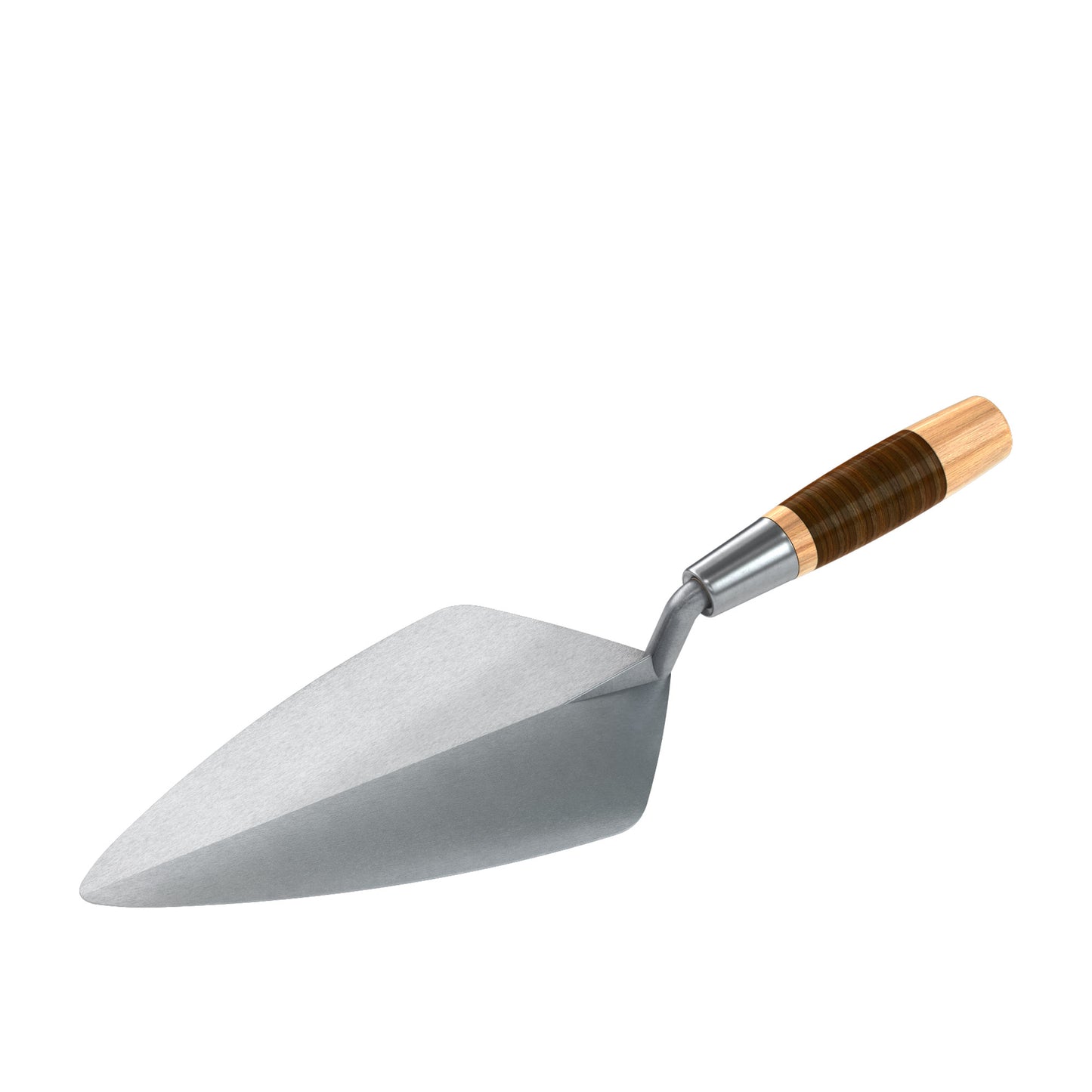 Brick Trowel - Forged - 10-1/2-inch - Narrow London - Leather Handle (Bon 72-545)