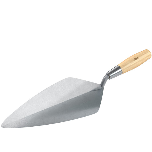 Brick Trowel - Forged - 13-inch - Narrow London - Wood Handle (Bon 72-582)