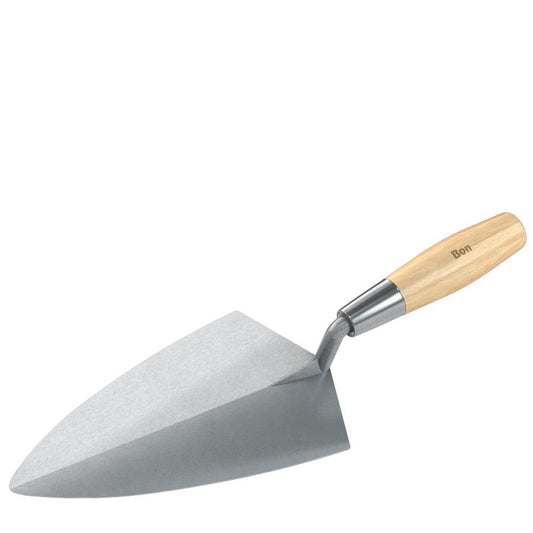Philadelphia Brick Trowel with Wood Handle - Forged Steel