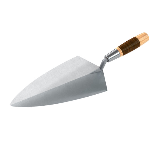 Brick Trowel - Forged - 12-inch - Philadelphia - Leather Handle (Bon 72-655)