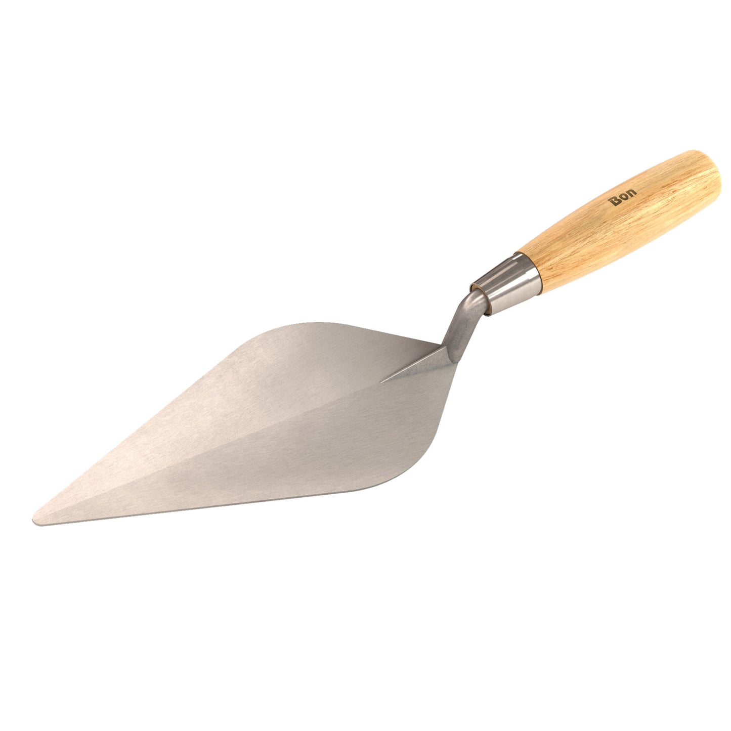 Blocklayer Trowel - Steel - Narrow London - 10-inch - Wood Handle (Bon 73-237)