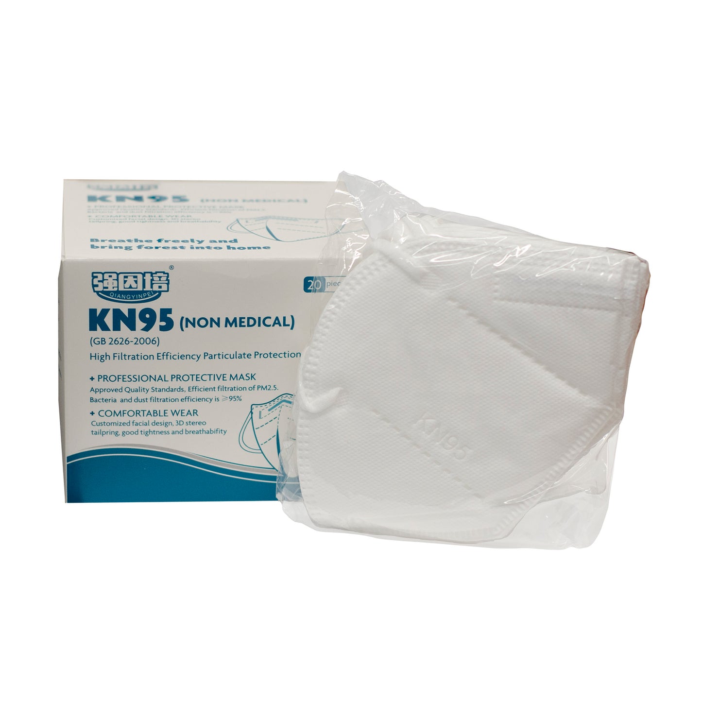 Face Mask KN95 (Box Of 20) (Bon 77-400)