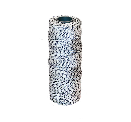 Line - Nylon #18 - Bonded - 1000' - White/Black