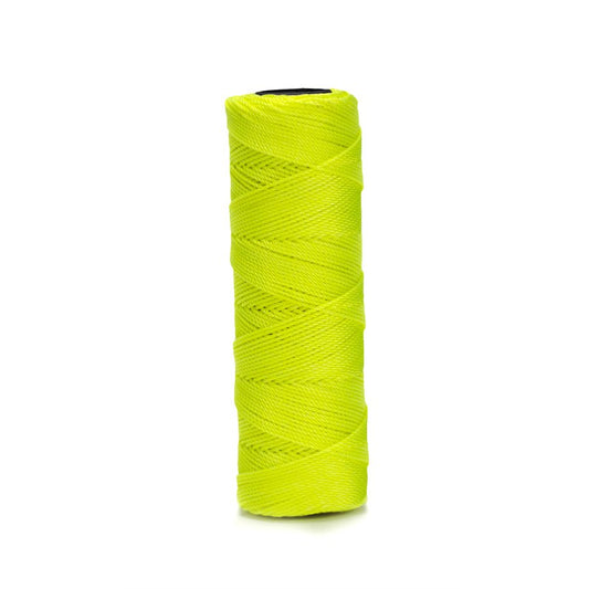 EZC Twisted Nylon Line - 500' - Neon Yellow