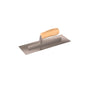 Concrete Trowel - Steel - 12-inch x 4-inch - Wood Handle (Bon 82-290)