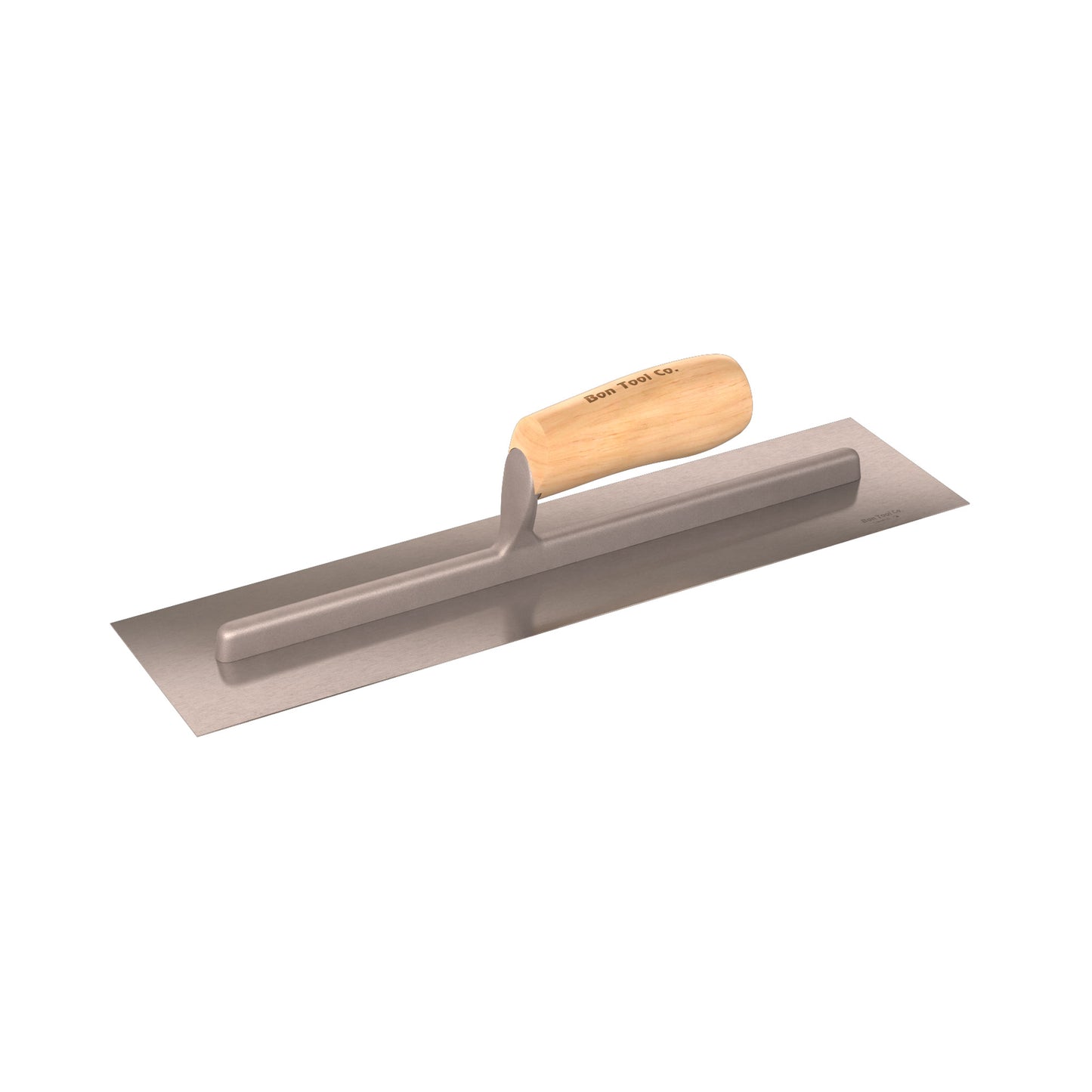 Concrete Trowel - Steel - 16-inch x 4-inch - Wood Handle (Bon 82-292)