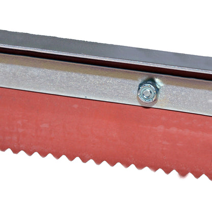 Notched Floor Squeegee - 24-inch - Red Rubber (Bon 82-330)