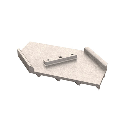 Wheelchair Ramp Groover - Left - 2-inch Groove - Walking (Bon 82-640)