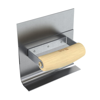 Ultra Smooth Base Tool - Stainless Steel - 6" x 1.5" - Wood Handle