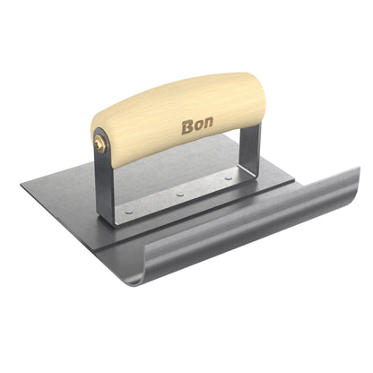 Ultra Smooth Base Tool - Stainless Steel - 6" x 1.5" - Wood Handle