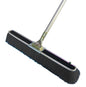 Floor Broom - Medium Black Bristles - 24-inch - 60-inch Metal Handle (Bon 84-176)