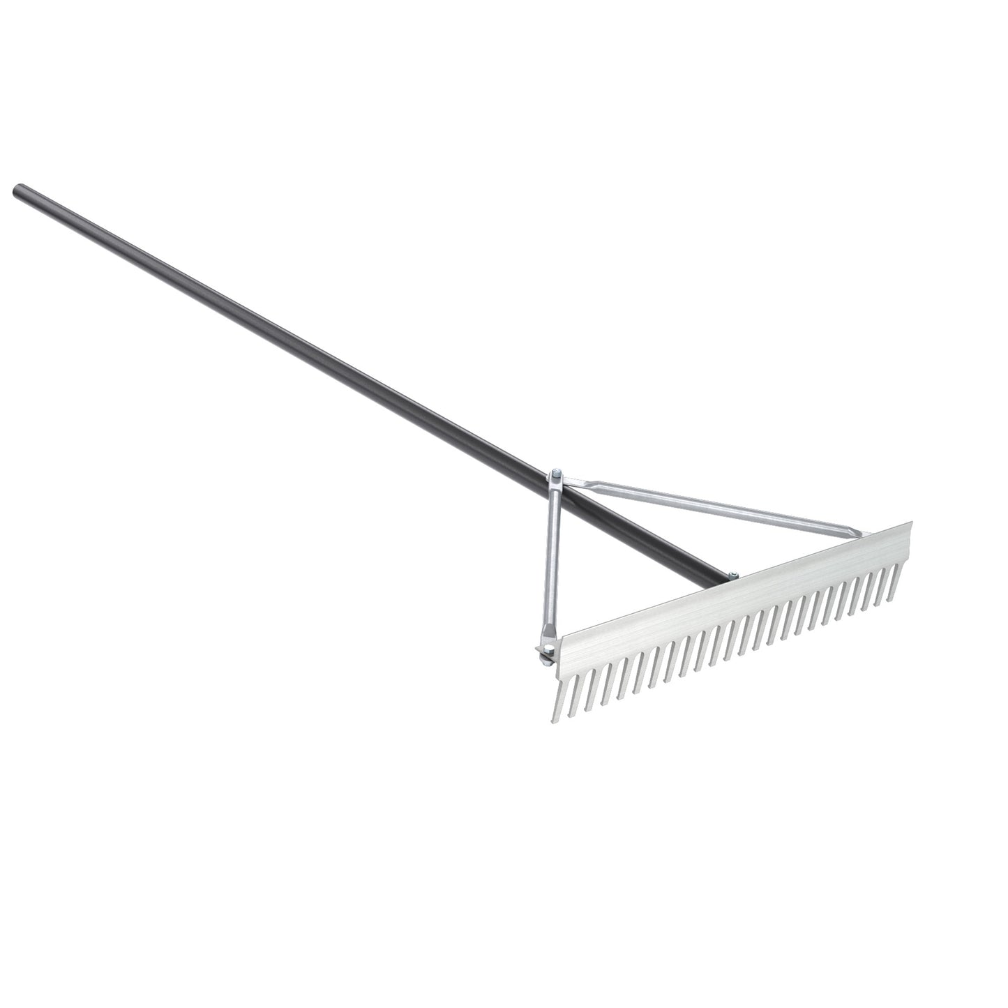 Yard Prep Rake - 24-inch - 72-inch Aluminum Handle (Bon 84-213)