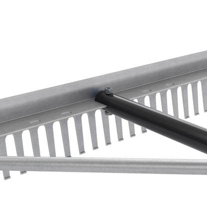 Yard Prep Rake - 24-inch - 72-inch Aluminum Handle (Bon 84-213)