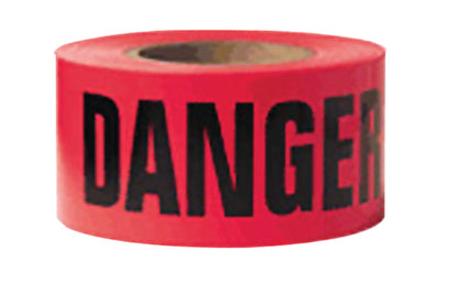 Danger Tape - Red - 1000 Foot x 3-inch (Bon 84-246)