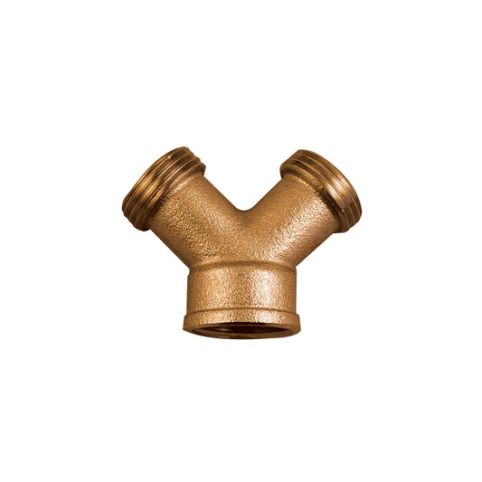 Hose Connector - Bib "Y" - Brass