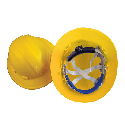Hard Hat - Full Brim - Yellow with Ratchet