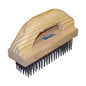 Wire Brush - 7 1/8-inch x 2 1/4-inch - w/ Wood Handle (Bon 84-668)